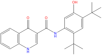 N-(3,5-Di-tert-butyl-2-hydroxyphenyl)-4-oxo-1,4-dihydroquinoline-3-carboxamide
